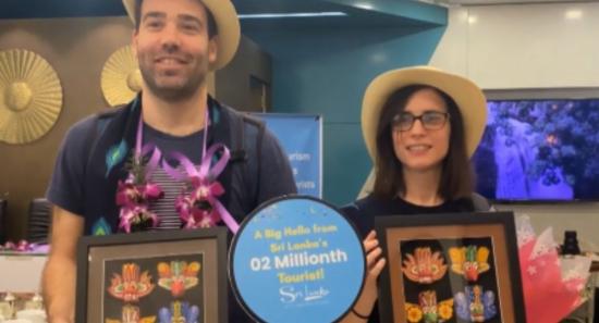 Sri Lanka Welcomes 2 Millionth Tourist